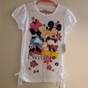 🆕️ Disney Mickey/Minnie girl's t-shirt